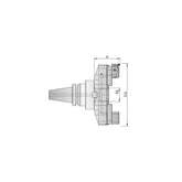 @Internally cooled large bore fine boring tool (full range of aluminum-based bridges) - Makotools Industrial Supply Tools for Metal Cutting